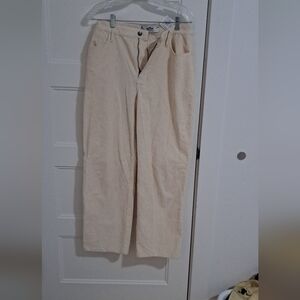 NWOT Cream Corduroy Pants